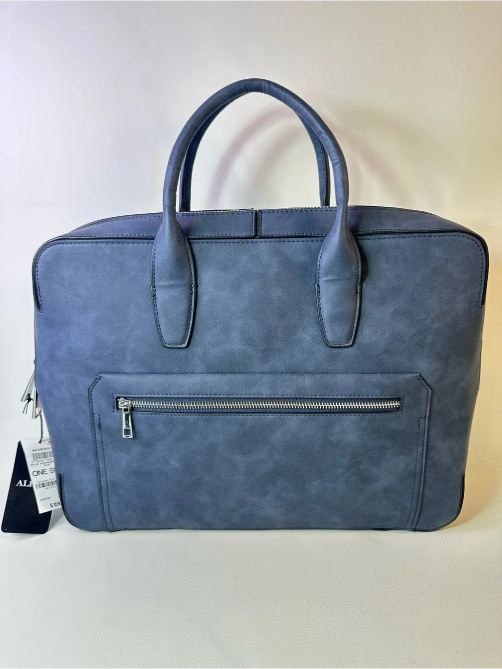 New Men’s Alfani Blue Messenger Bag/Briefcase
